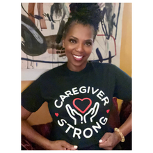 Load image into Gallery viewer, Actress Vanessa Williams in her Caregiver Strong t-shirt